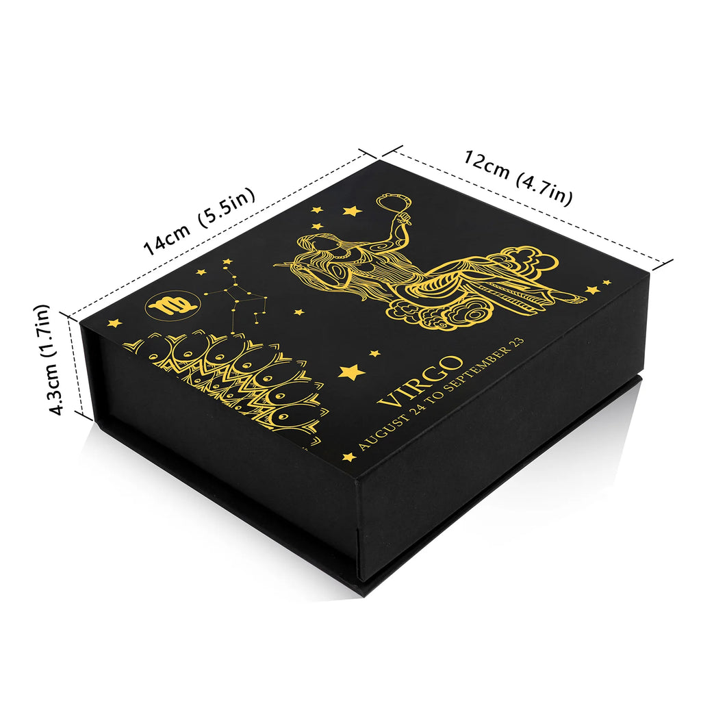 Zodiac Stone & Adjustable Bracelet Gift Box
