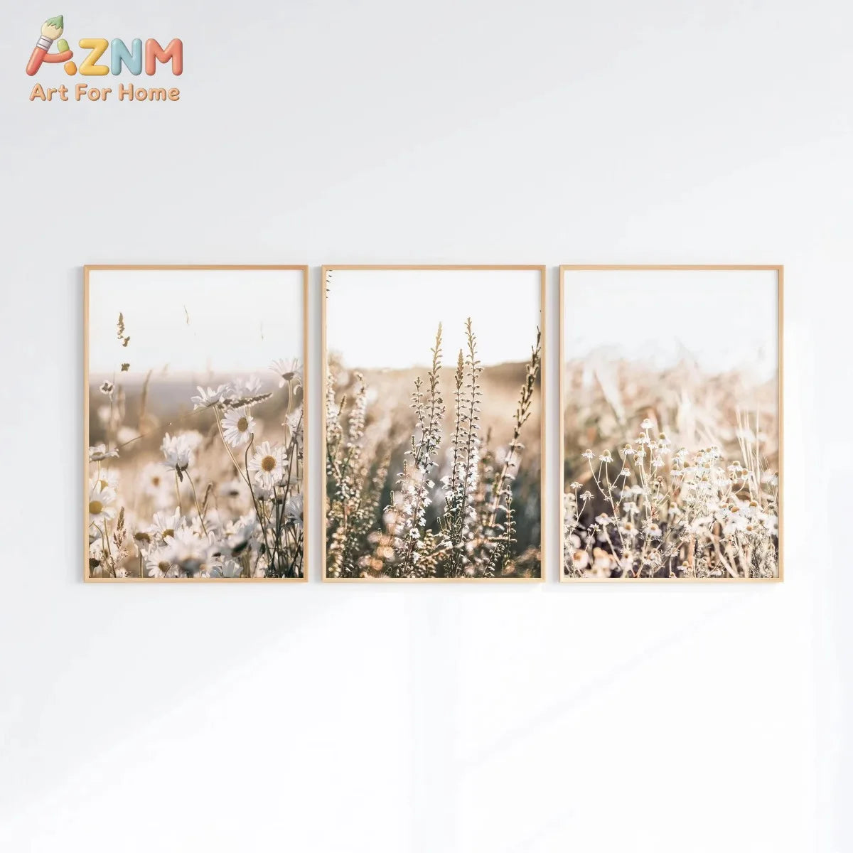 Muted Wildflower Photography Print | Neutral Botanical Wall Art
