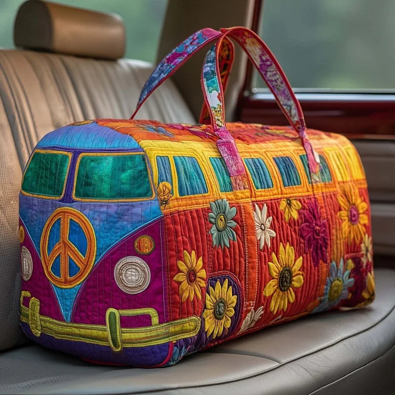 Quilted Travel Duffle Tote Bag | 30 Styles | Beach, Gym & Hiking