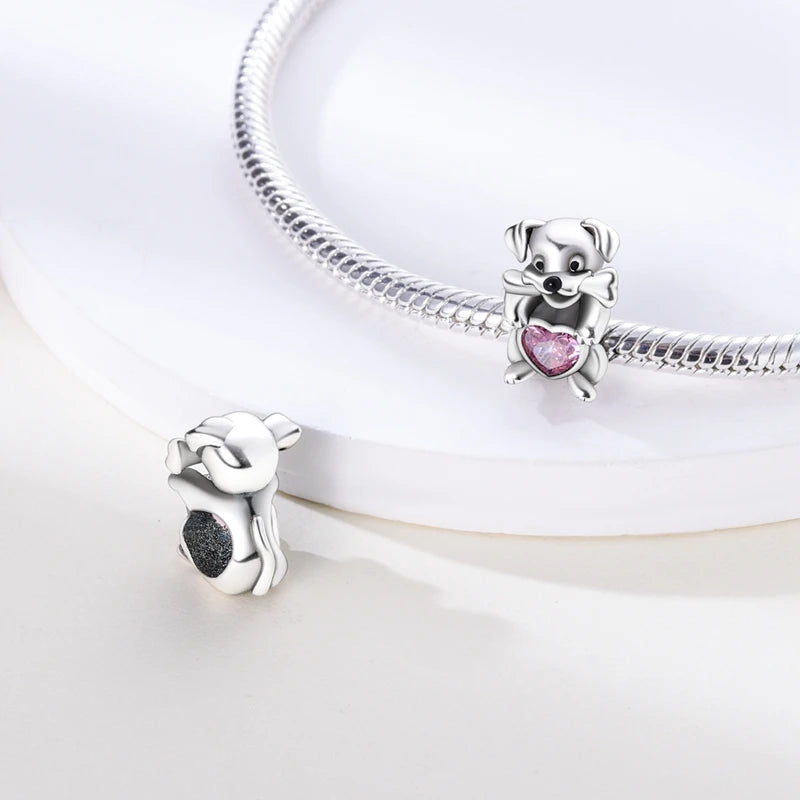 925 Sterling Silver Charm Pendant | Hearts, Bows, Butterflies & More