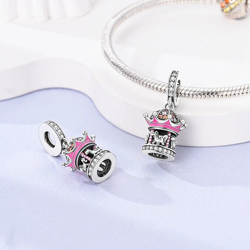 925 Sterling Silver Animal & Floral Charms for Bracelets – Cat, Sunflower & More