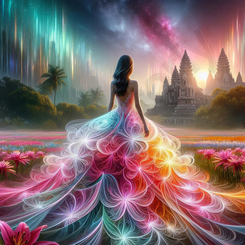 Scenic Diamond Painting Kit | Full-Drill Round Diamonds