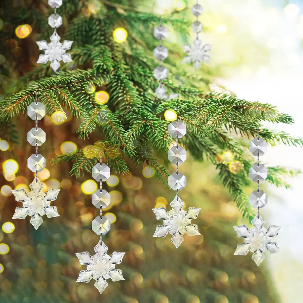 Winter Acrylic Snowflake Ornaments | Sets of 10, 20 or 30