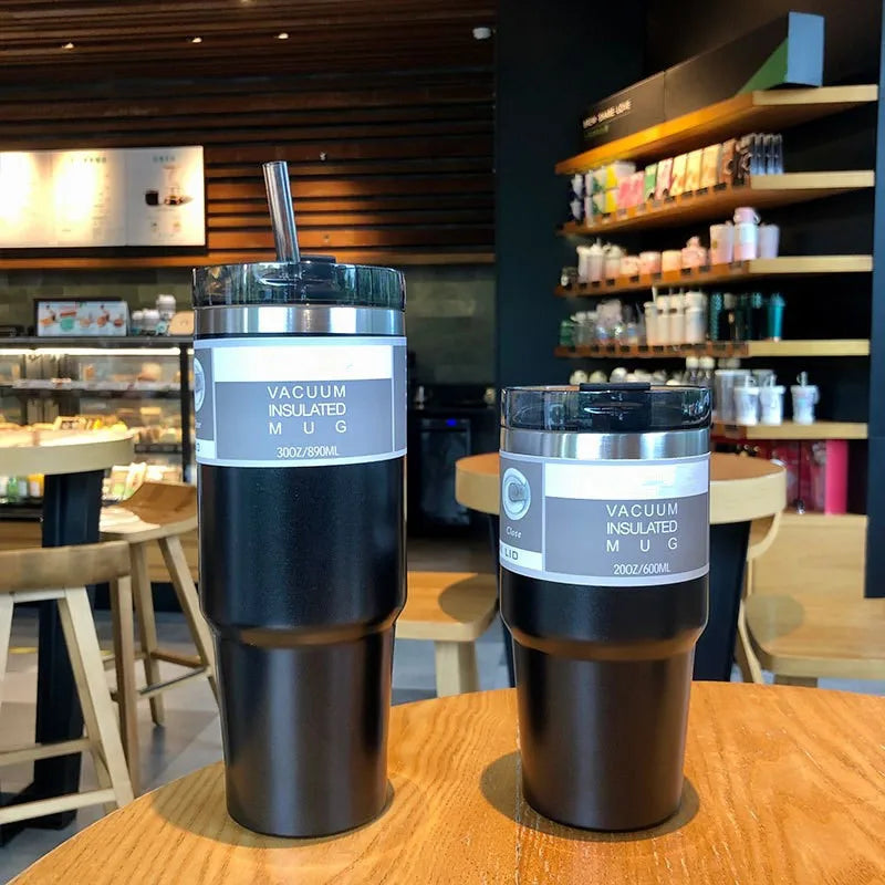 Double Wall Insulated Tumbler | 600ml & 900ml Stainless Steel Thermal Coffee Mug