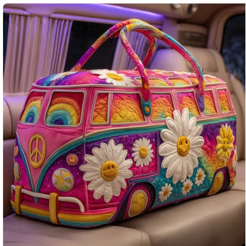 Quilted Travel Duffle Tote Bag | 30 Styles | Beach, Gym & Hiking