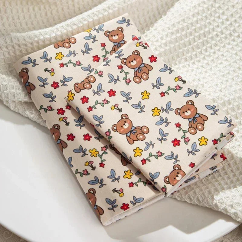 Fabric Journal Cover Protector | Cute Notebook Sleeve in 20 Designs