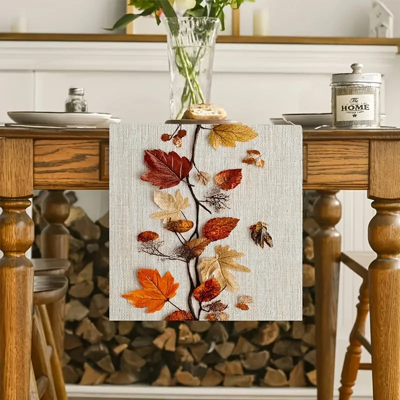 Autumn Leaves & Vines Table Runner