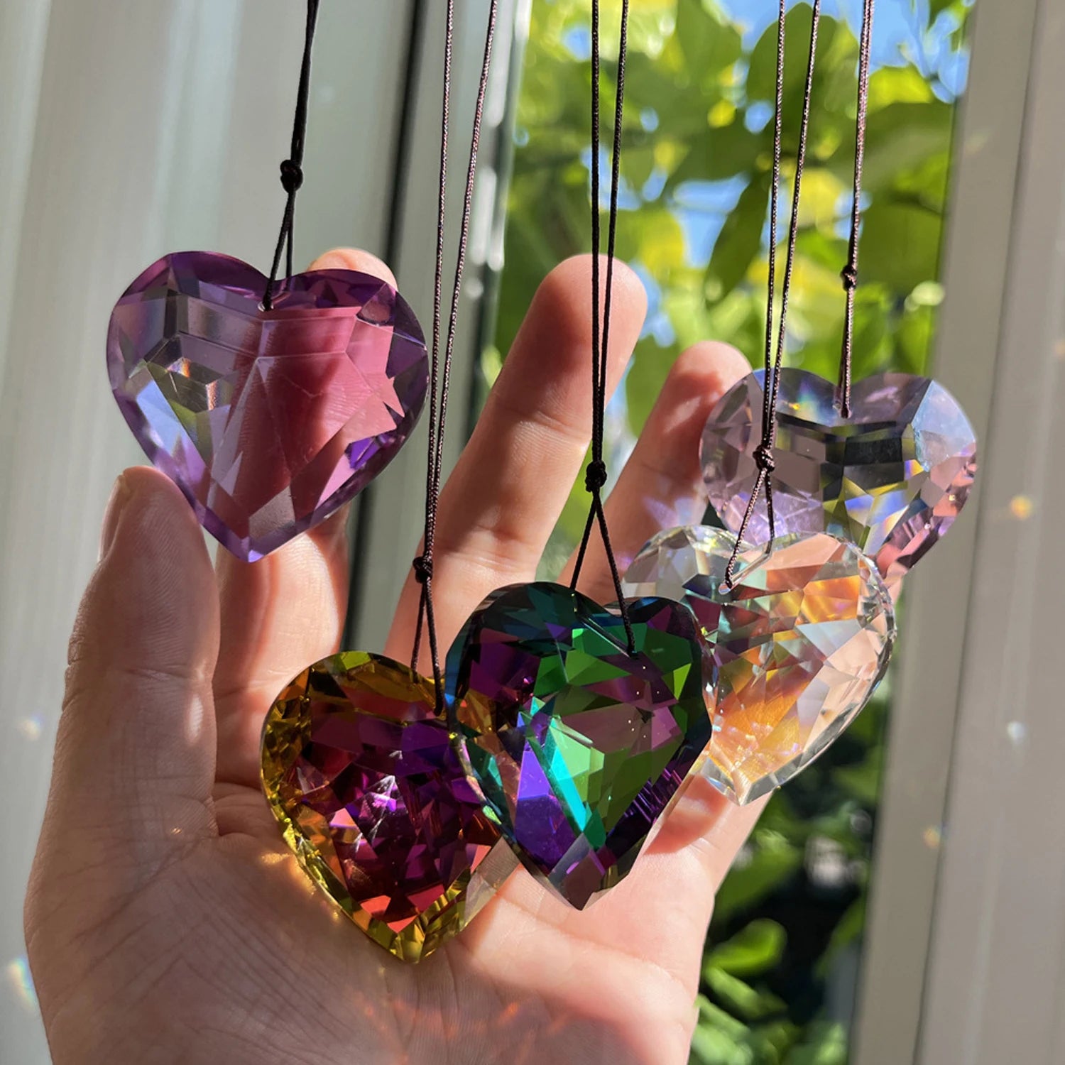 Heart Crystal Prism Suncatcher