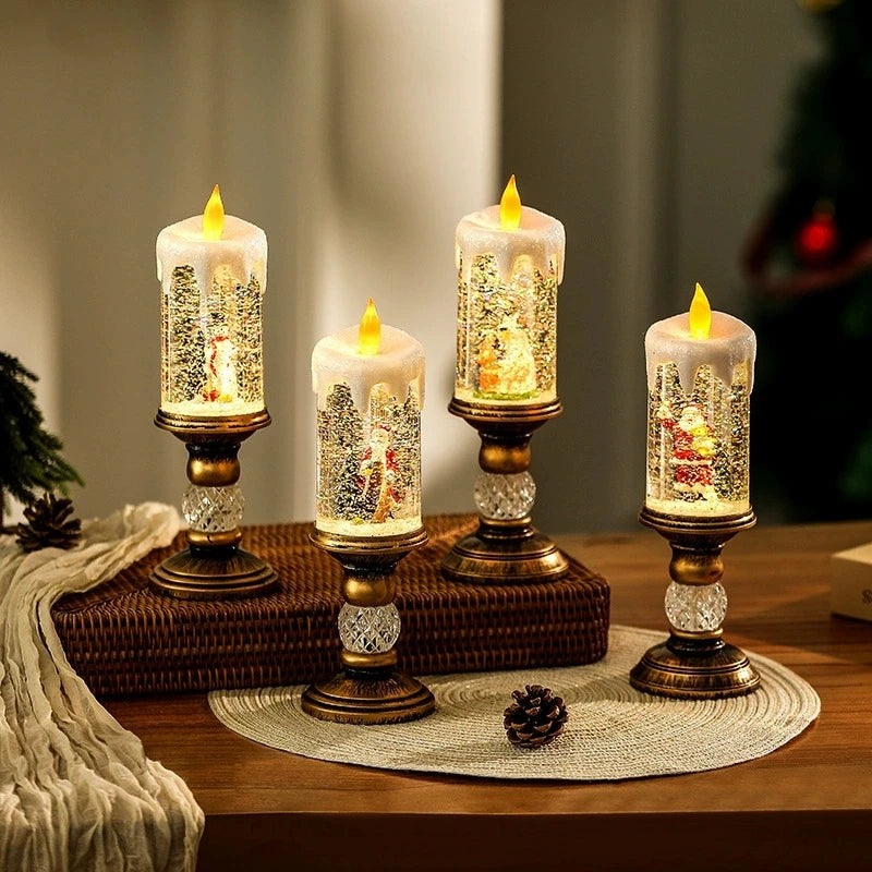 Christmas Snowflake Wind Lamp Decoration