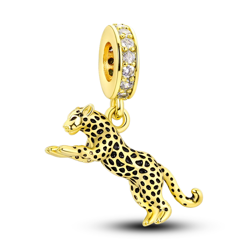 925 Sterling Silver Animal & Floral Charms for Bracelets – Cat, Sunflower & More