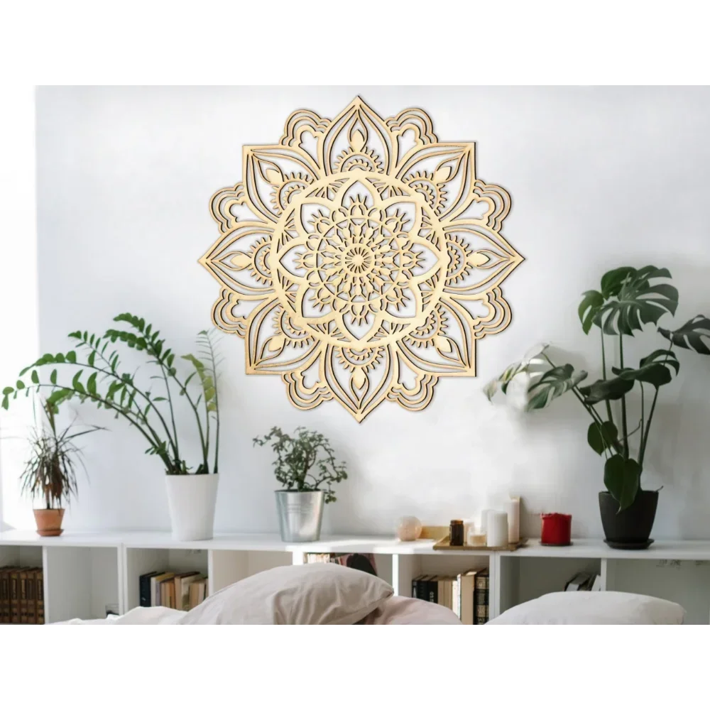 Moroccan-Inspired Mandala Metal Wall Art