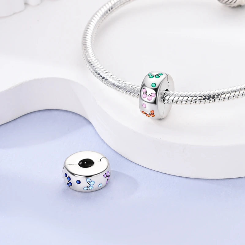 925 Sterling Silver Charm Pendant | Hearts, Bows, Butterflies & More