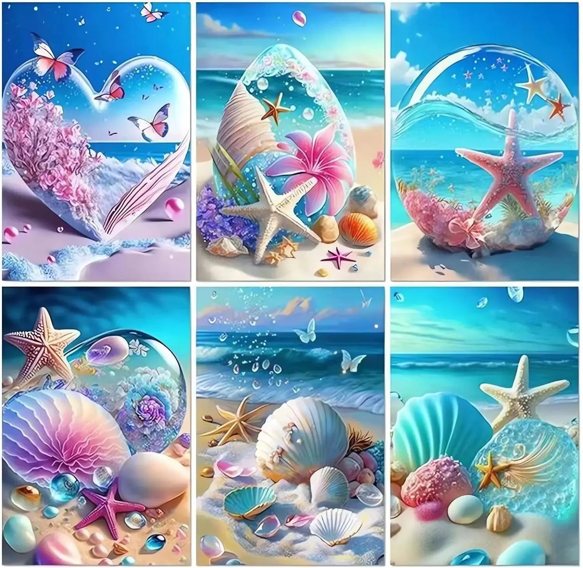 Seaside Fantasy 5D Diamond Painting Kit