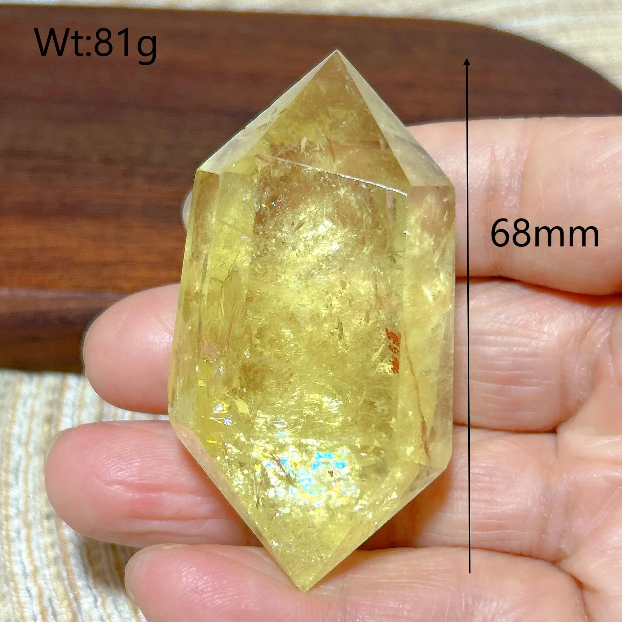 Smoky Citrine Double Tower Crystal