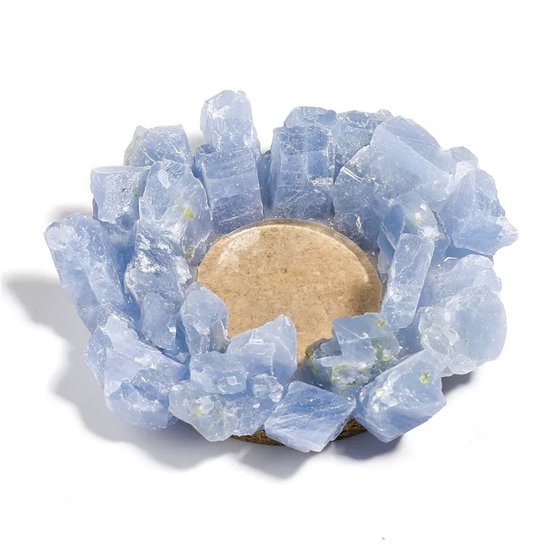 Handmade Crystal Candle Holder for Reiki Healing