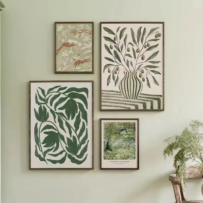 Boho Abstract Canvas Prints | Unframed Wall Art