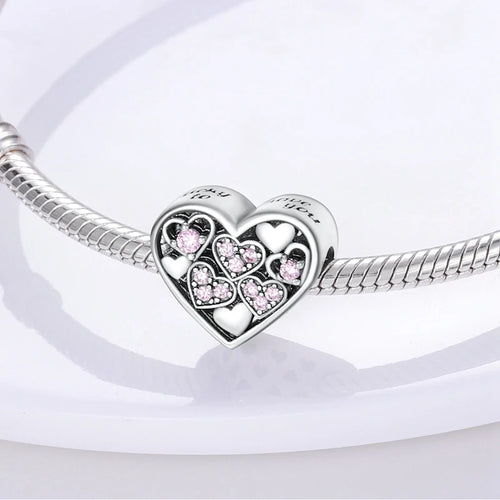 925 Sterling Silver Charm Pendant | Hearts, Bows, Butterflies & More