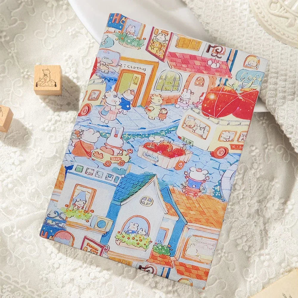 Fabric Journal Cover Protector | Cute Notebook Sleeve in 20 Designs