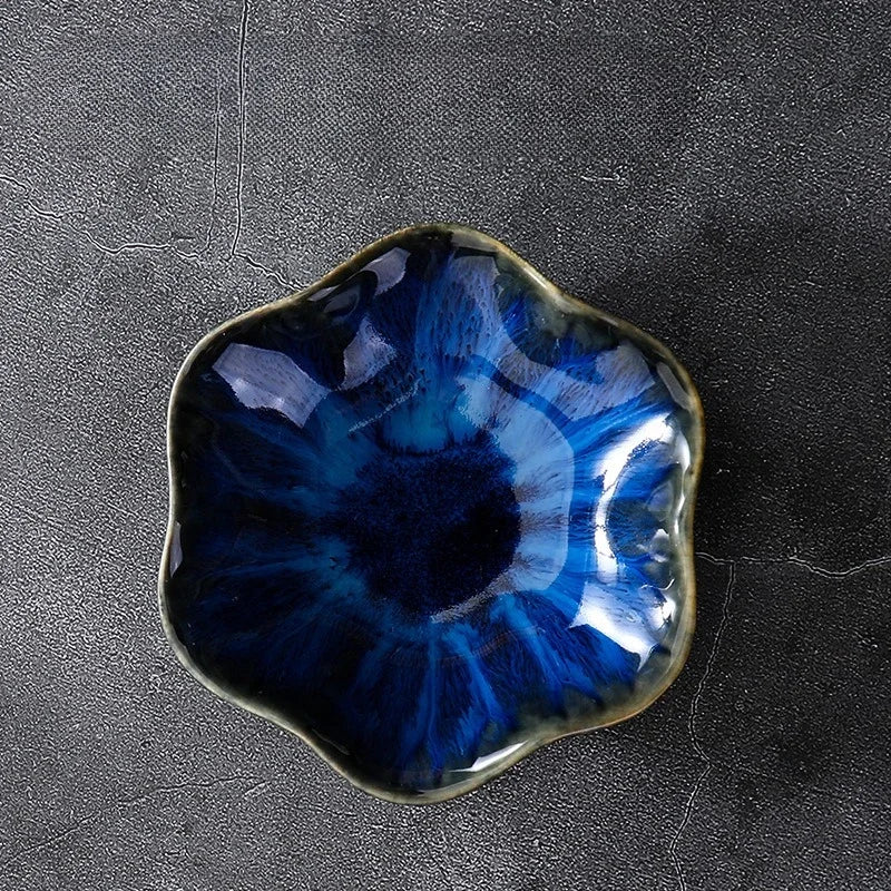 Lotus Leaf Ceramic Jewelry Bowl | Boho Organizer