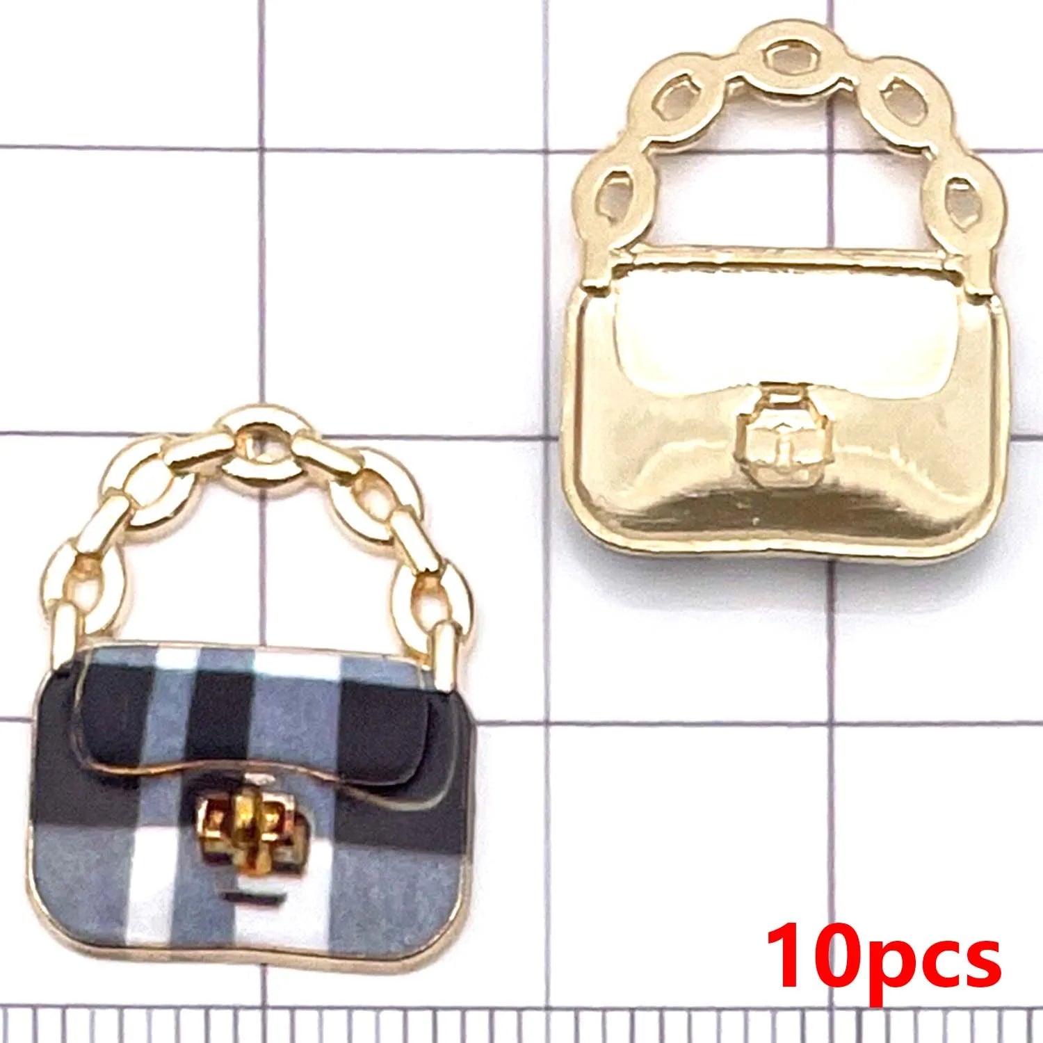 Colorful Alloy Handbag Charms for DIY Jewelry Making – Bracelet, Necklace & Earring Pendants