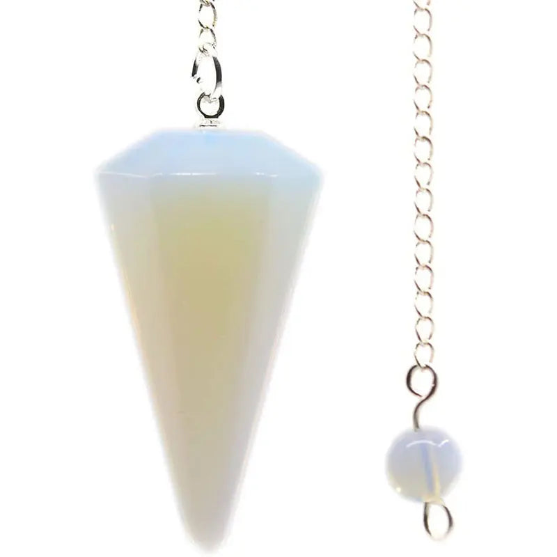 Natural Stone Crystal Pendulum Pendant