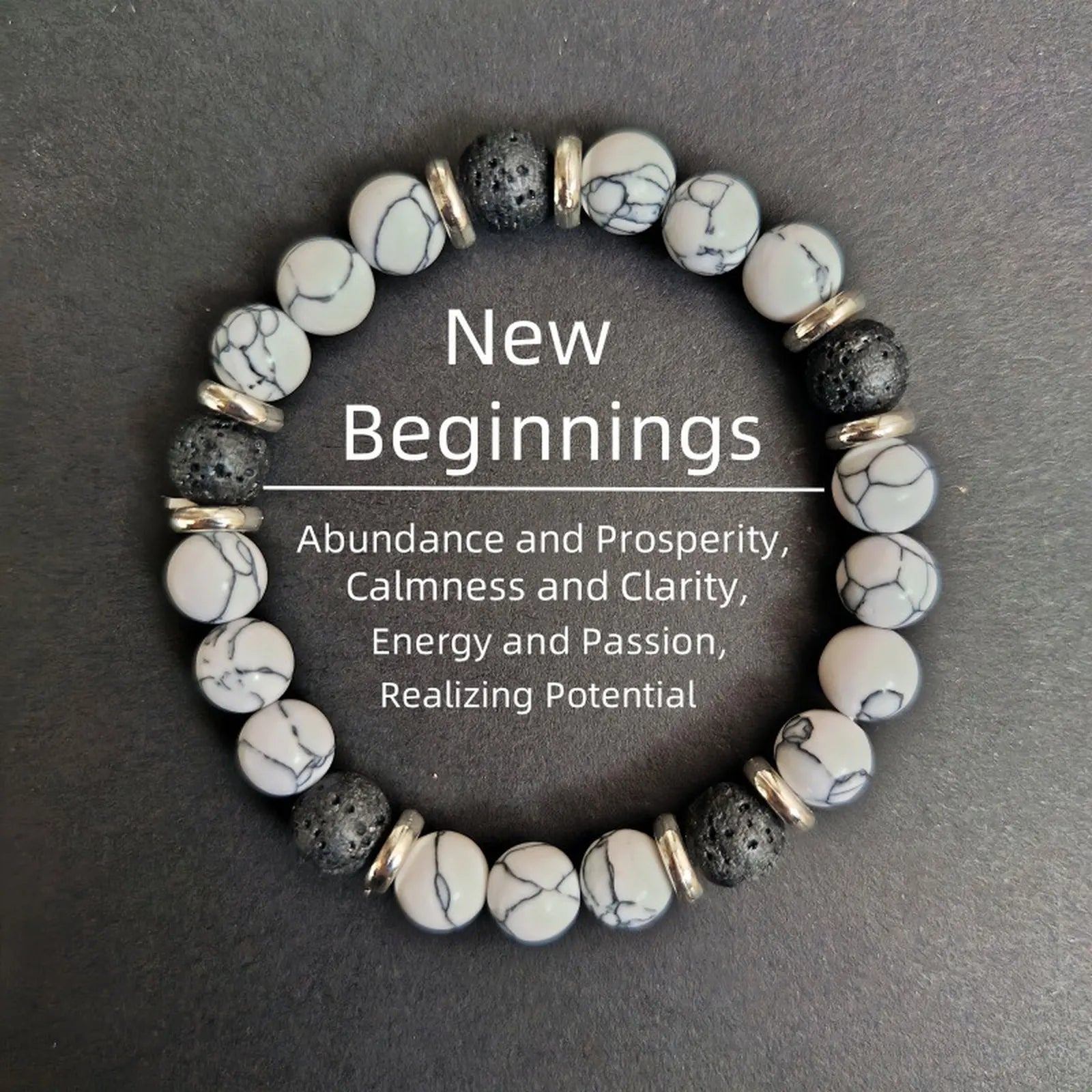 Natural Stone Bead Bracelet