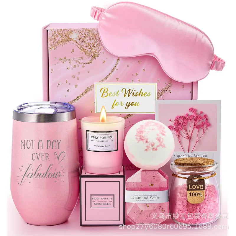 Lavender Spa Gift Basket Set