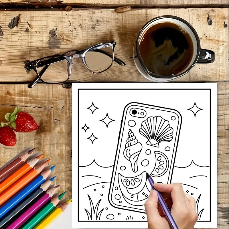 Summer Fun Coloring Book for Adults – 28 Pages of Whimsical Bliss
