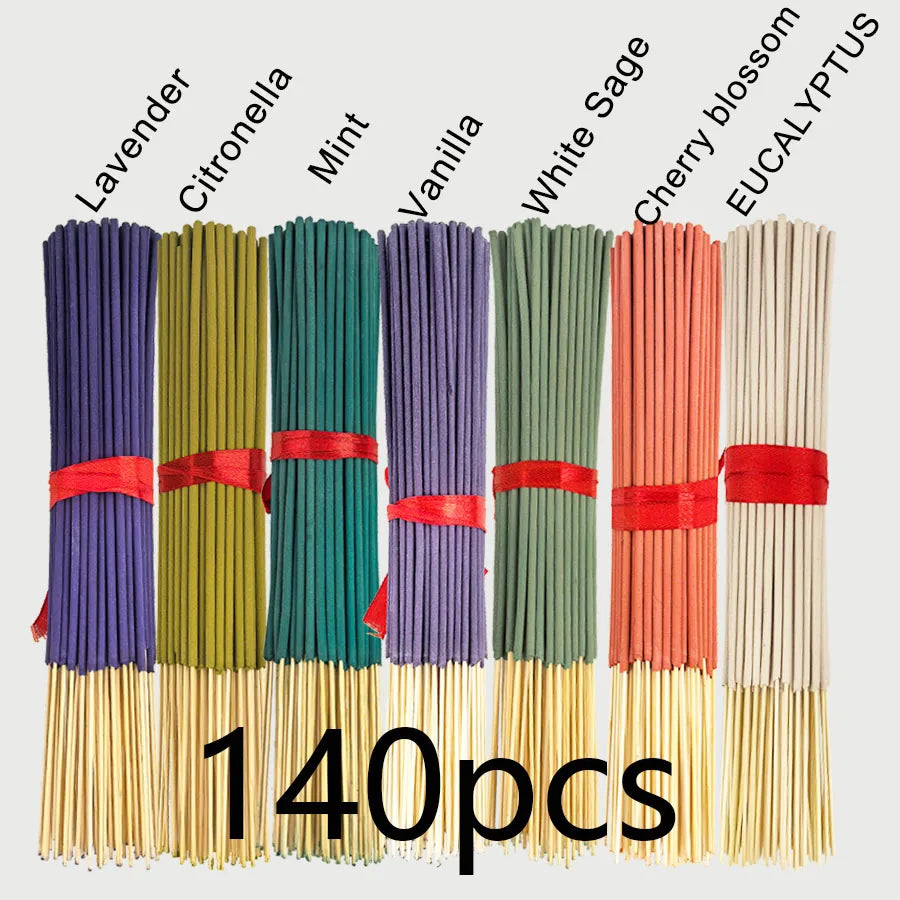 Incense Stick Bundle — 140 Sticks, 7 Scent Sets