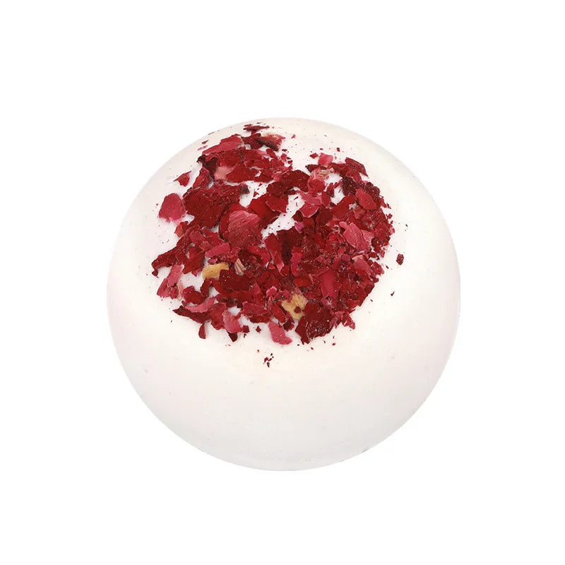 Botanical Bath Bombs with Dried Flowers & Essential Oils