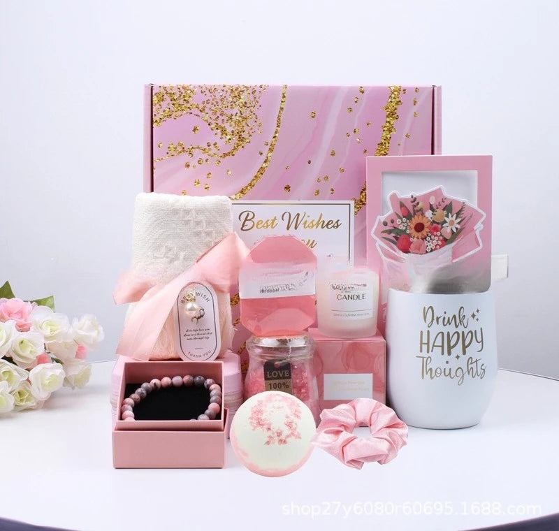Lavender Spa Gift Basket Set
