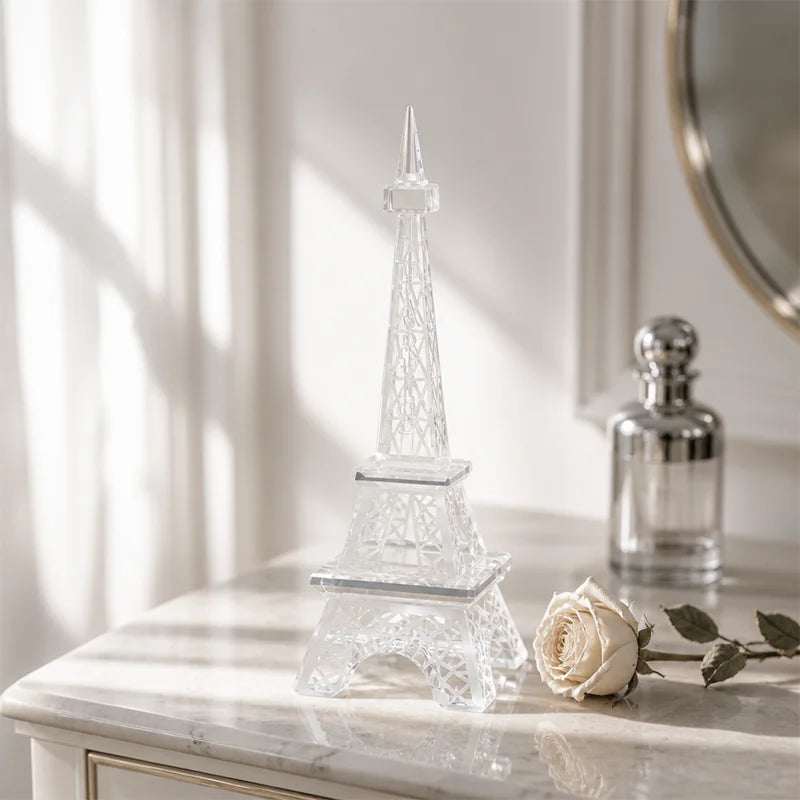 Eiffel Tower Crystal LED Figurine