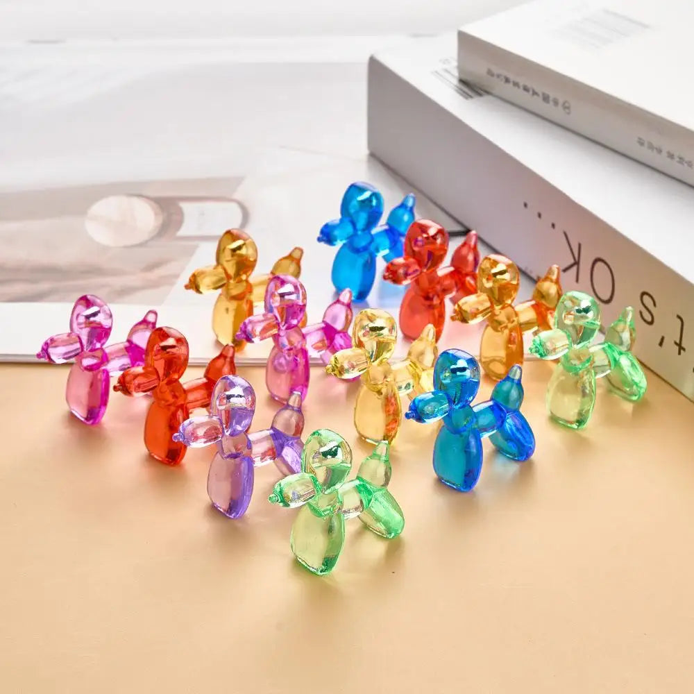 Mini Balloon Dog Ornaments | 50-Piece Mixed-Color Set