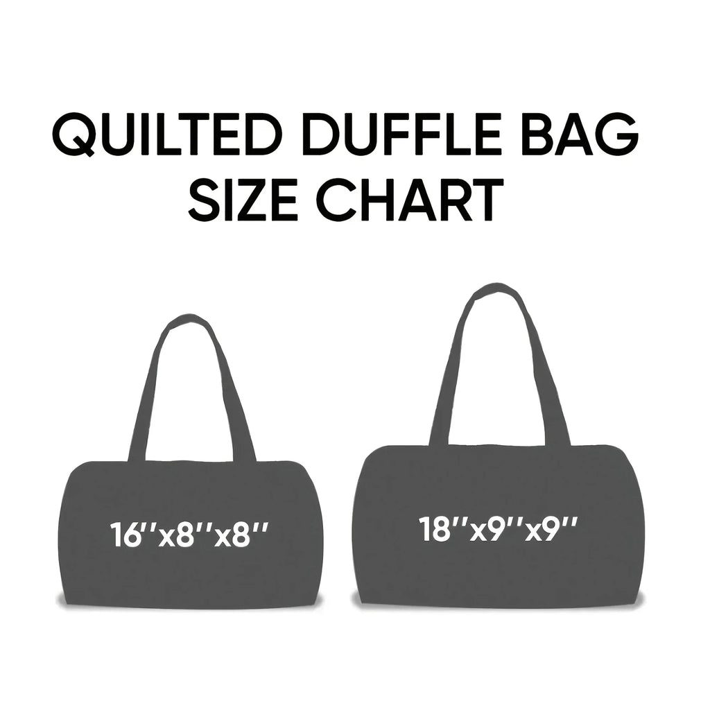 Quilted Travel Duffle Tote Bag | 30 Styles | Beach, Gym & Hiking