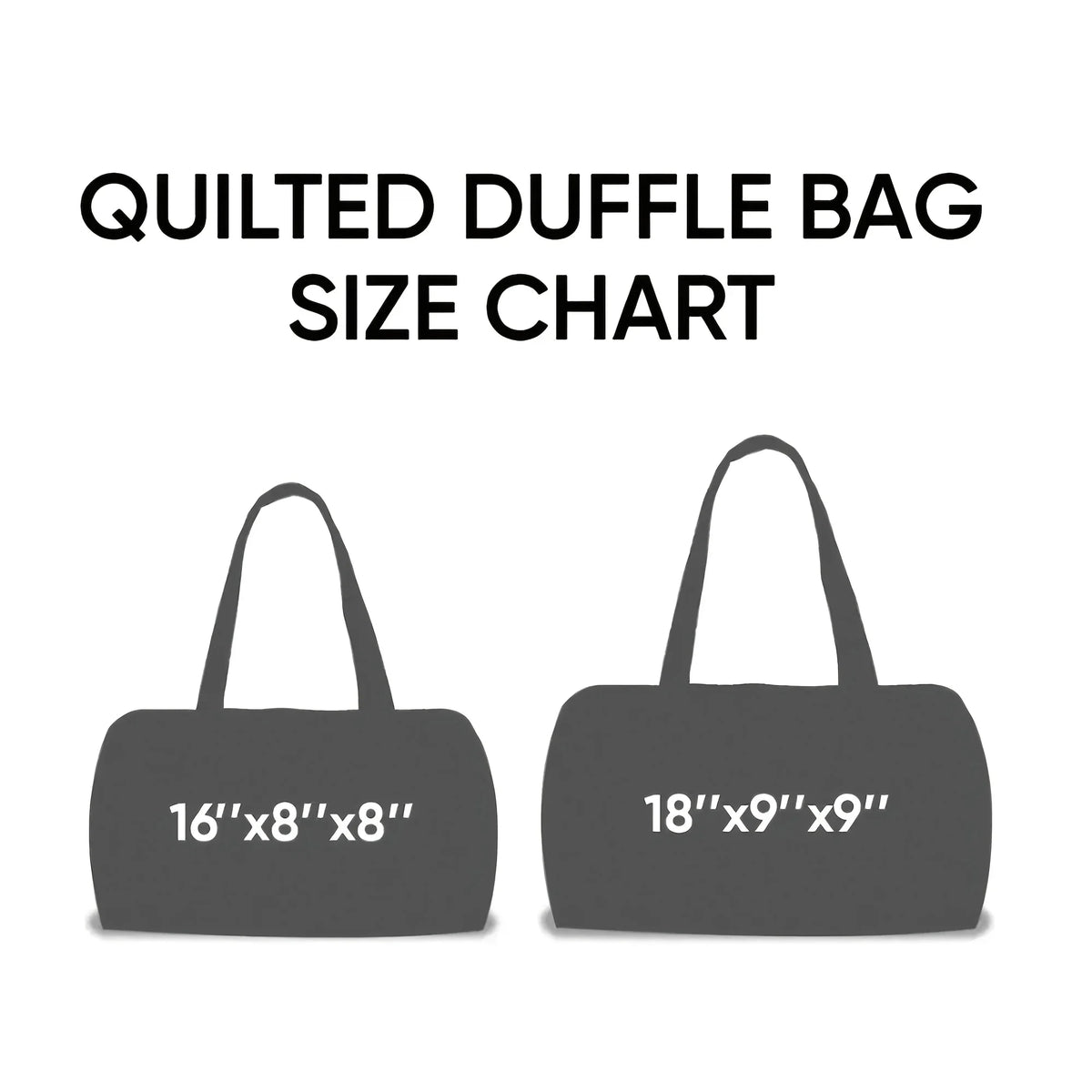 Quilted Travel Duffle Tote Bag | 30 Styles | Beach, Gym & Hiking