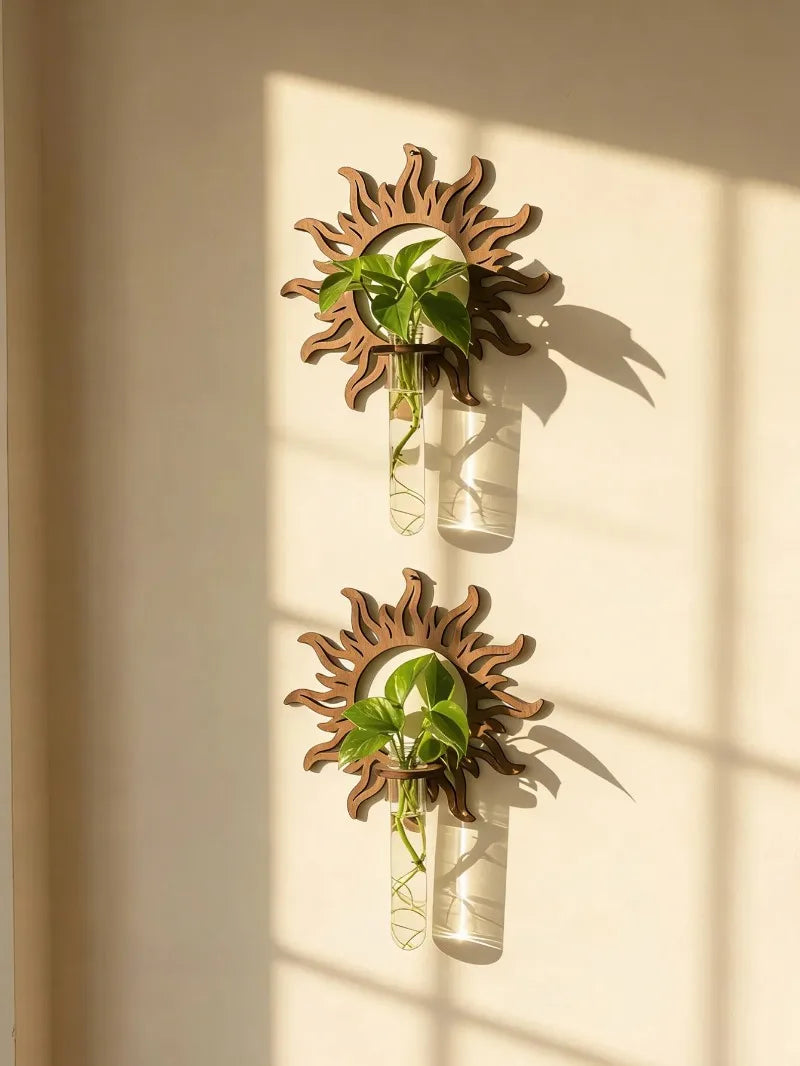 Wooden Wall Propagation Station | Sun, Jellyfish & Lantern
