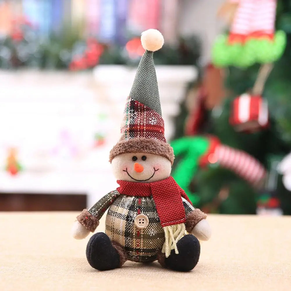 Cozy Plaid Christmas Characters | Singles or 3-Piece Set
