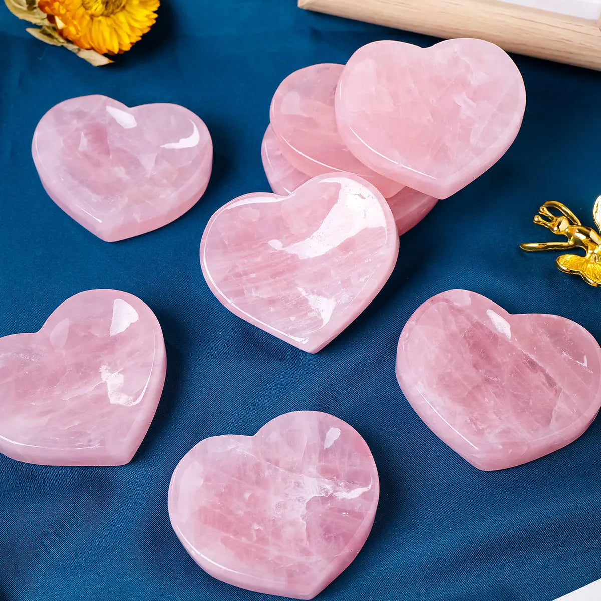 Rose Quartz Love Bowl | Natural Crystal Meditation & Altar Dish