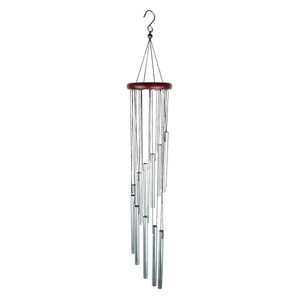 12-Tube Aluminum Wind Chimes — Boho Garden & Patio Decor