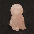 Mini Sitting Puppy Figurine | Stone & Opalite Options