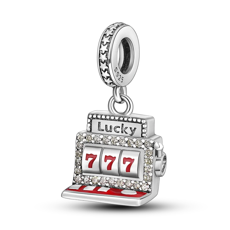 925 Sterling Silver Charm Holder Set – Bag Charm & Key Ring for DIY Jewelry