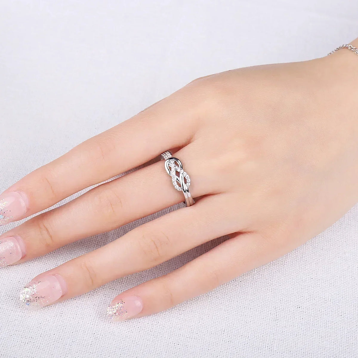 Infinity Love Knot Ring | 925 Sterling Silver