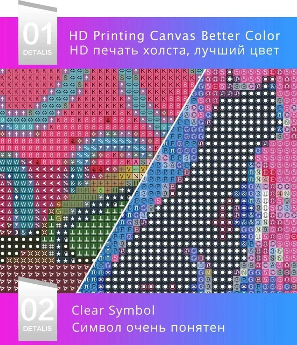 Mountain Lake Diamond Painting Kit | Full Square or Round Drill