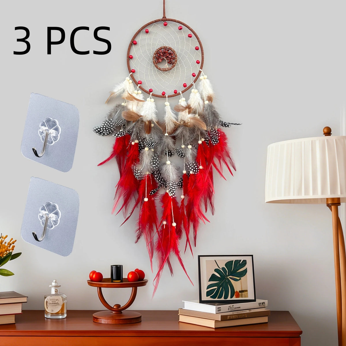 Dreamcatcher Wind Chime | Boho Home Decor for Bedroom & Living Room