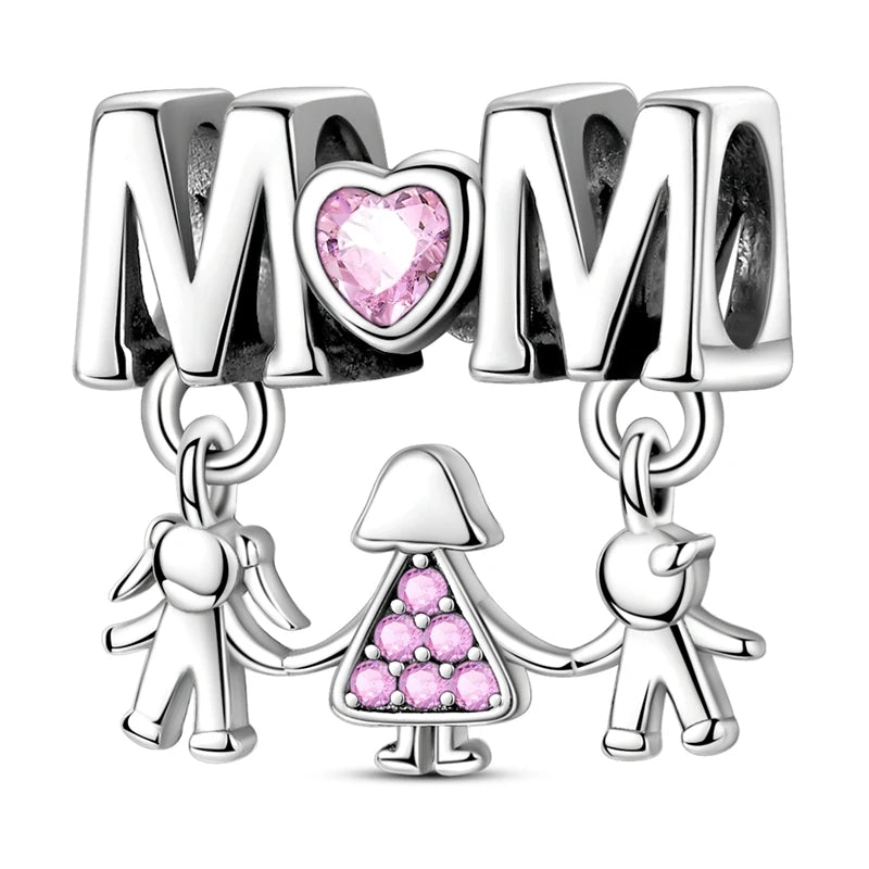 925 Sterling Silver Charm Pendant | Hearts, Bows, Butterflies & More