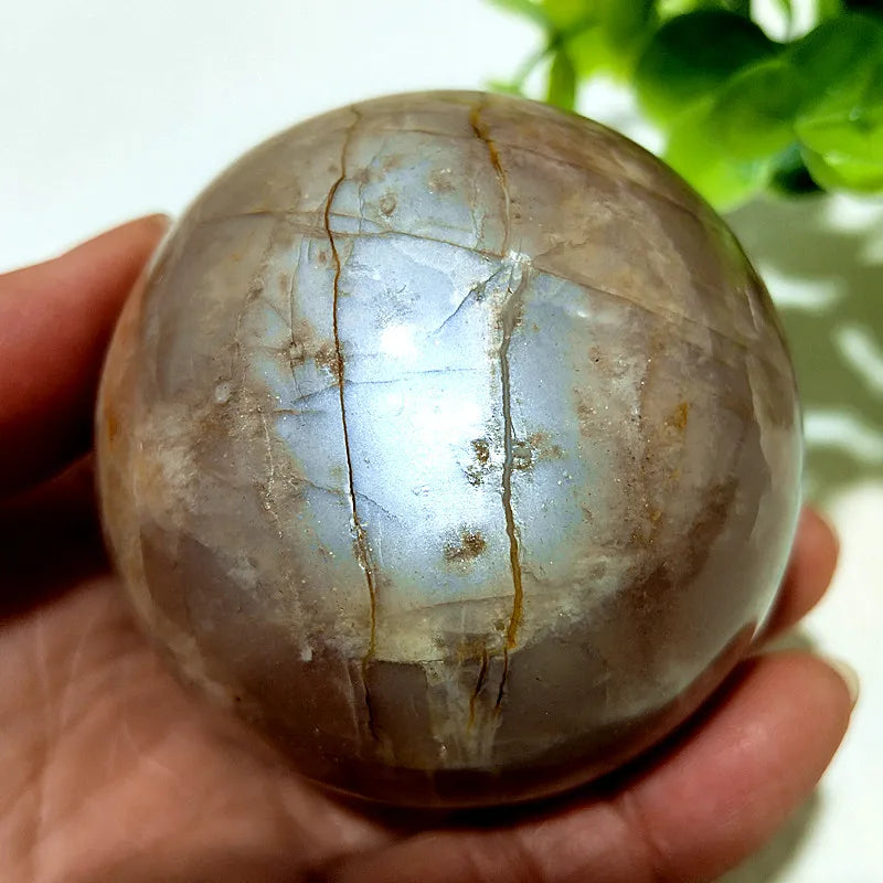 Druzy Agate Crystal Sphere – Natural Geode Décor