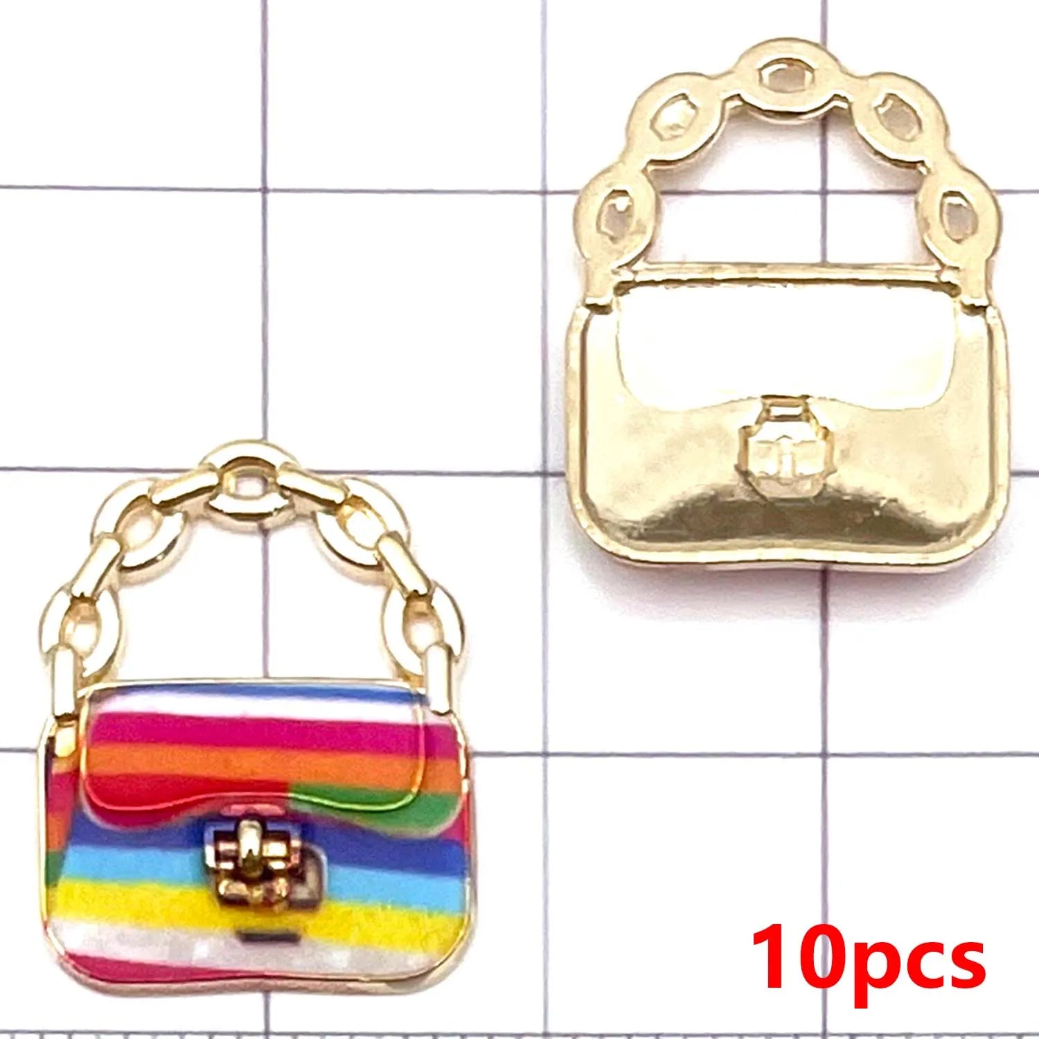 Colorful Alloy Handbag Charms for DIY Jewelry Making – Bracelet, Necklace & Earring Pendants
