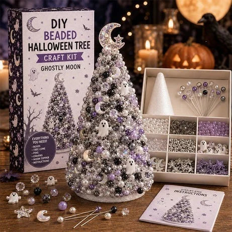 DIY Beaded Holiday Tree Kit | Christmas & Halloween Styles