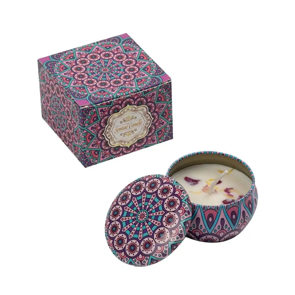 Dried Flower Scented Candles for Aromatherapy