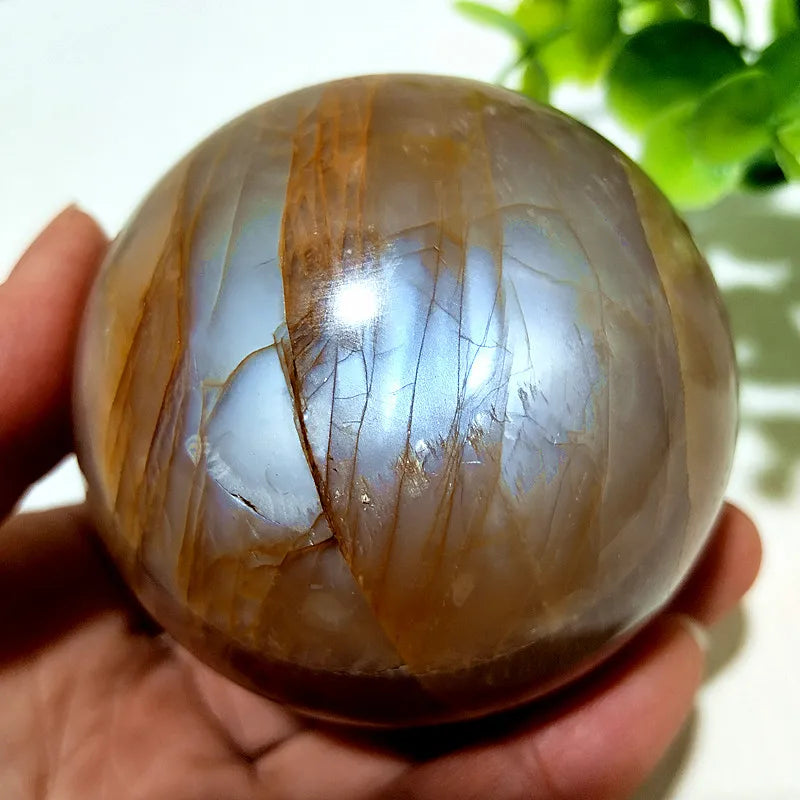 Druzy Agate Crystal Sphere – Natural Geode Décor